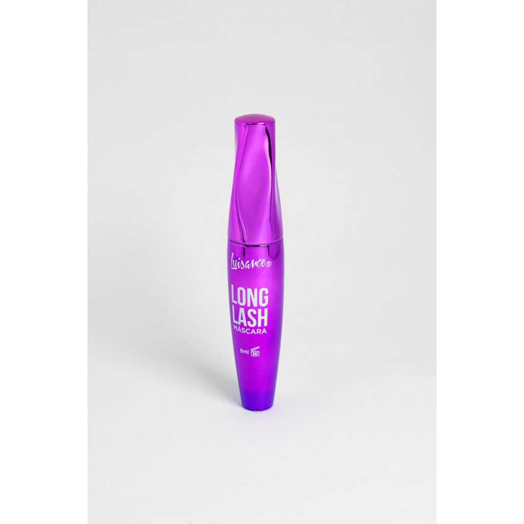 LONG LASH MÁSCARA PARA CÍLIOS LUISANCE 8ML COM EFEITO ALONGADOR E CURVADOR