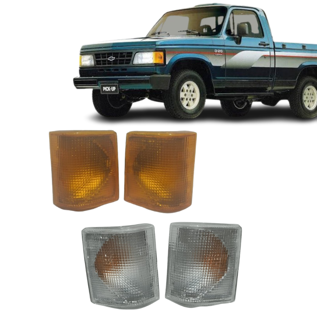 Par Lanterna Pisca Seta Chevrolet D20 A20 C20 Bonanza 1993 1994 1995 1996