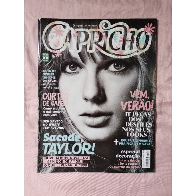 ​Revista Capricho Taylor Swift Antiga Coleção Era 1989 Vintage