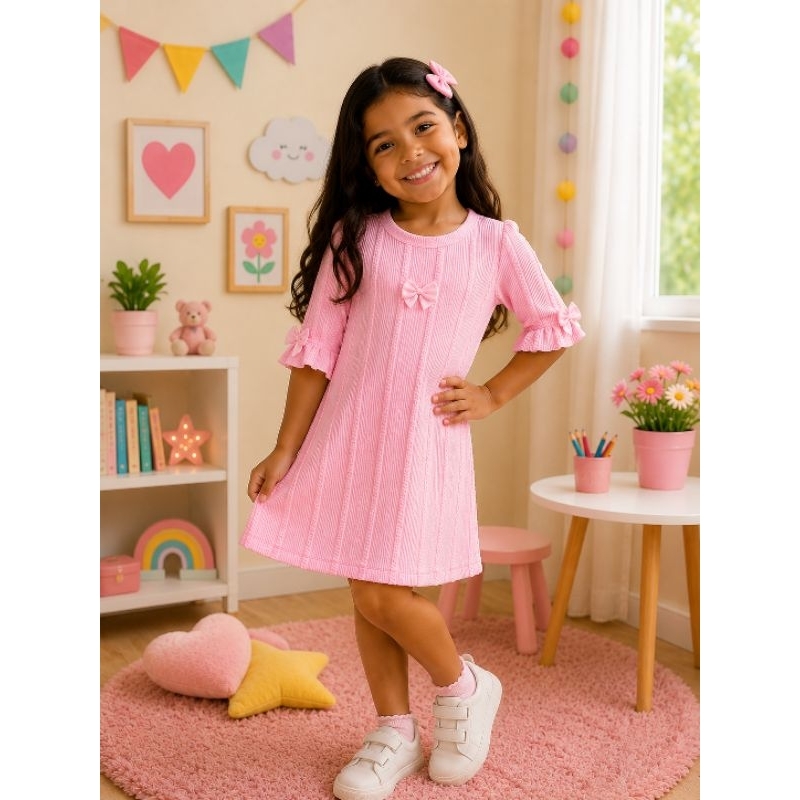 vestido de menina princesa laço