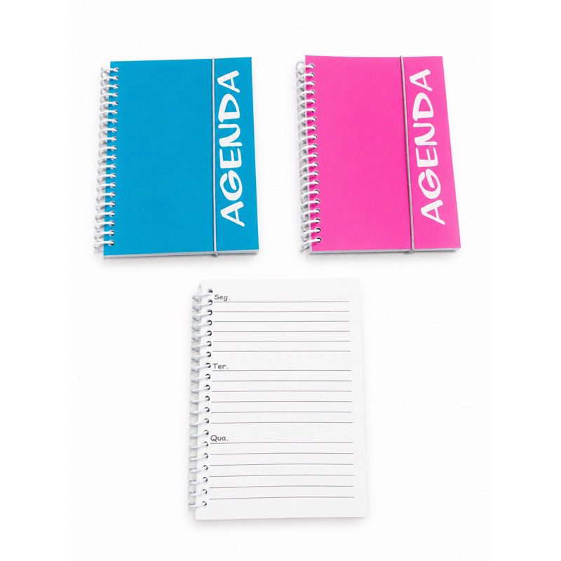 Agenda Permanente Compacta 114x160mm 120 Folhas | Organização e Planejamento Diário