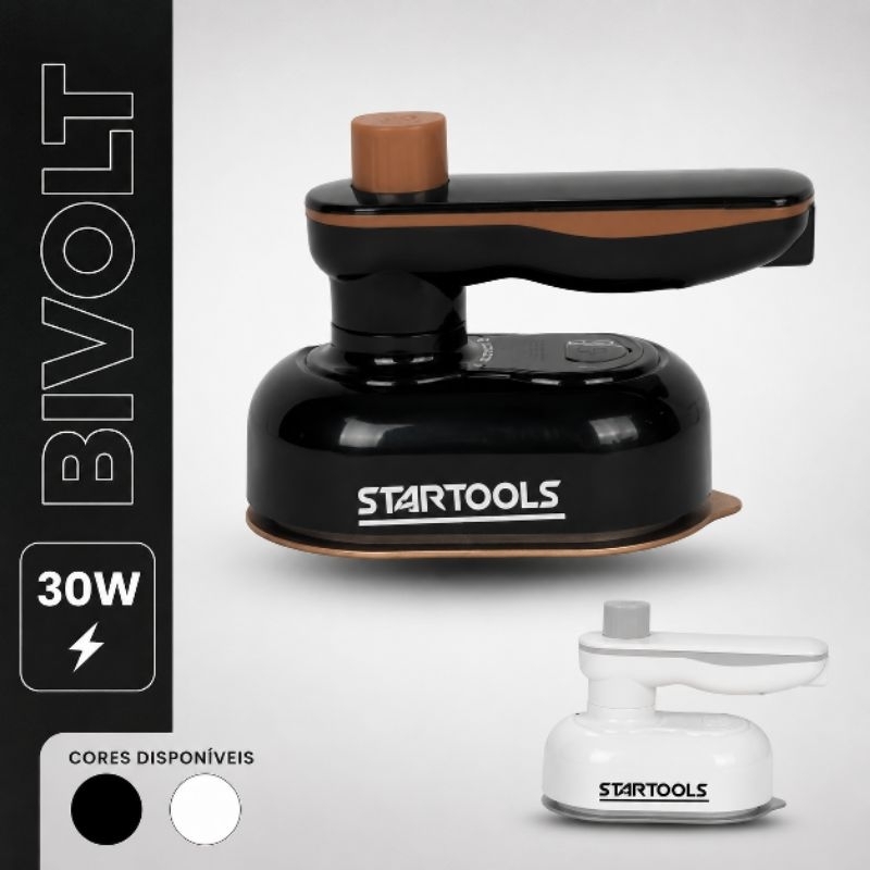 Mini Ferro De Passar Portátil Viagem Startools Bivolt 30W