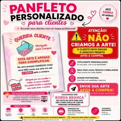 Panfletos Personalizado Com Sua Arte - 10x14 Cm Flyer/ Mimo para Cliente / Sua Arte aqui