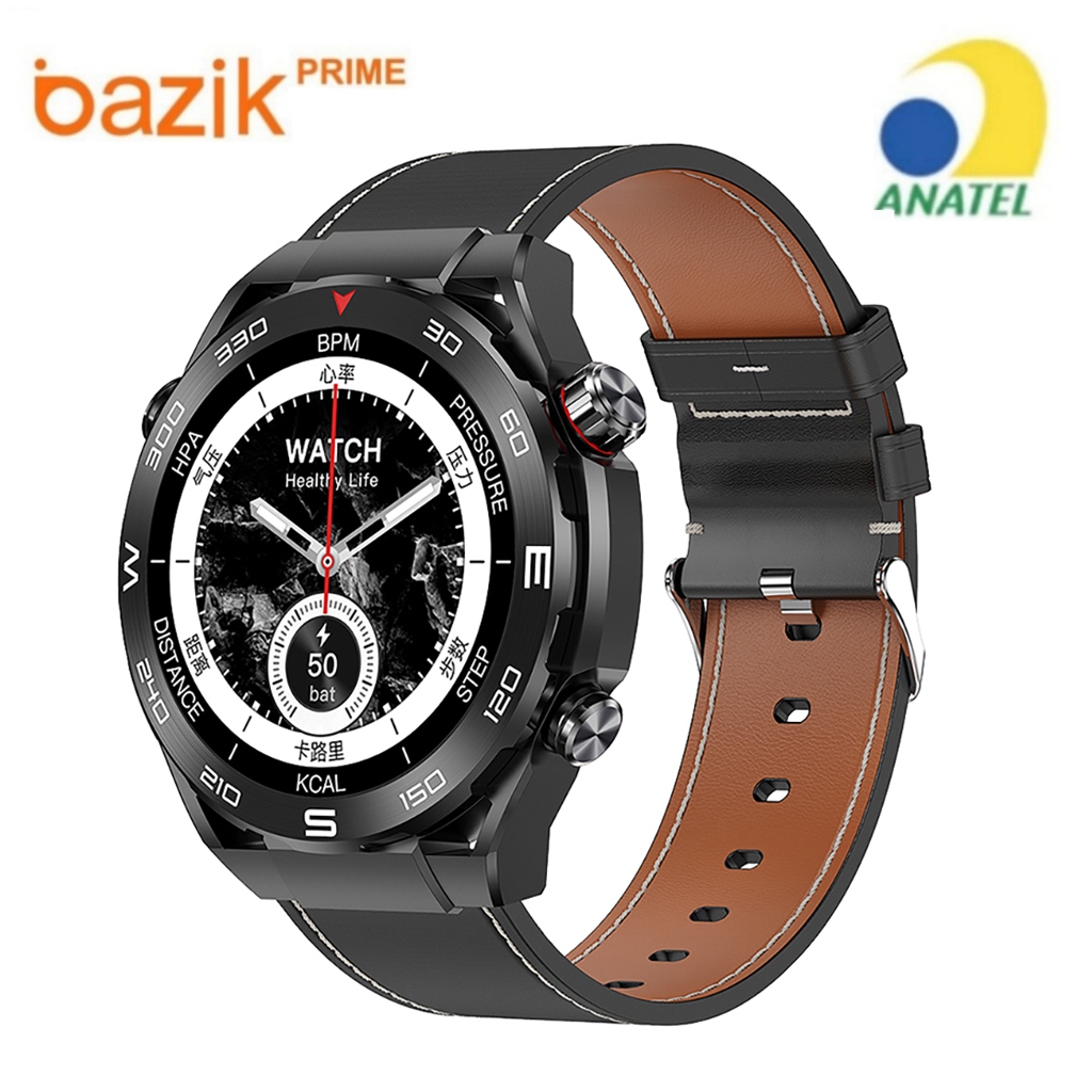 Bazik smartwatch redondo MA11 Esportes Cardíaca 2GB NFC GPS GPT NOVO masculino relógio IP68