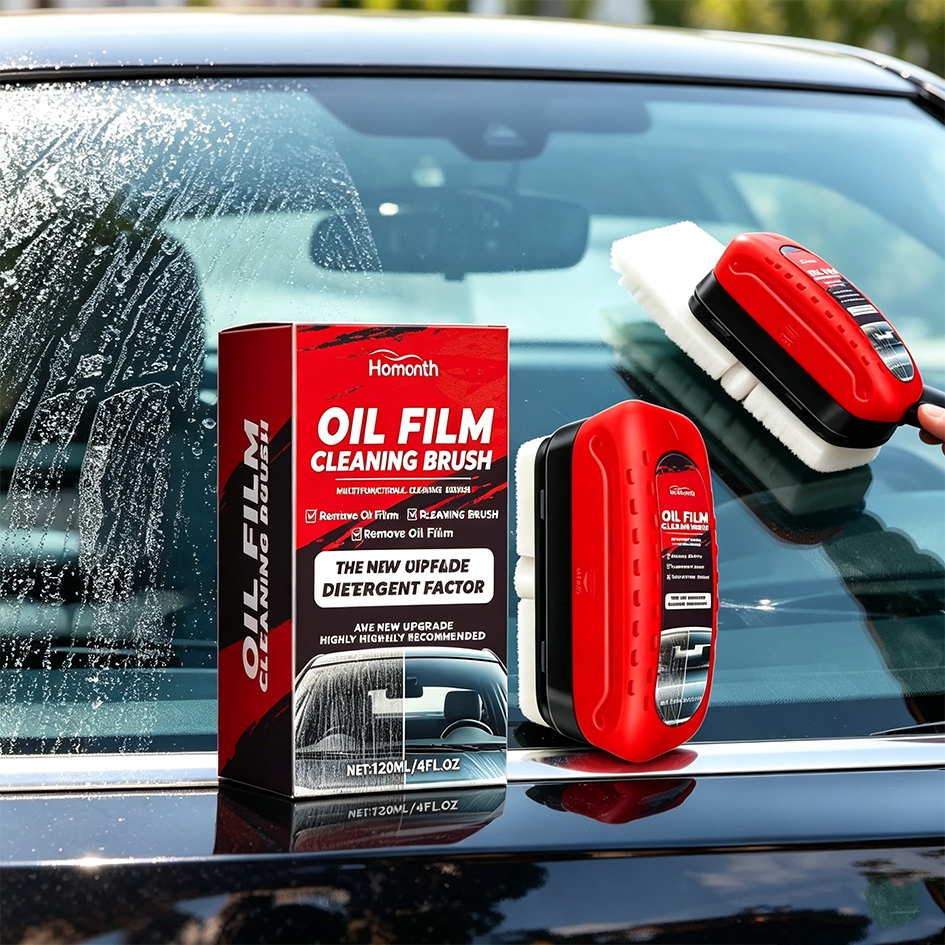 Limpador De Vidro Esponja Automotiva Escova De Limpeza Pára-Brisa Óleo Filme Agente De Polimento