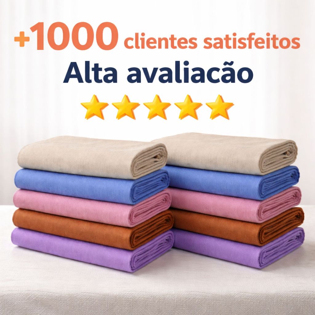 KIT 5 PANOS DE PRATO LOMAER 50x70 – QUALIDADE PREMIUM PARA SUA COZINHA