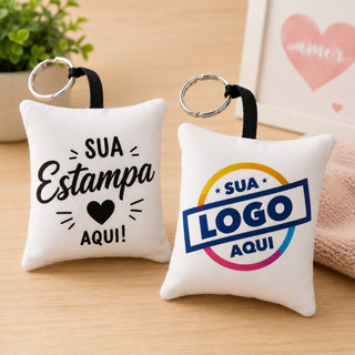 Kit 2 Chaveiros Almochaveiros Personalizados Escolha sua Estampa Foto Logo Presente Criativo