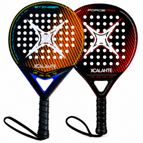 Raquete de Padel Carbon Tech EVA Core Leve Resistente Controle com Capa Intermediário