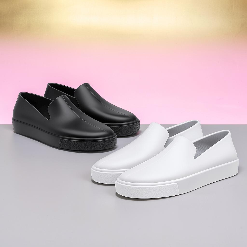 Tênis Slip On Unissex PVC Leve e Impermeável para Dia a Dia - Cantinho dos achadinhos