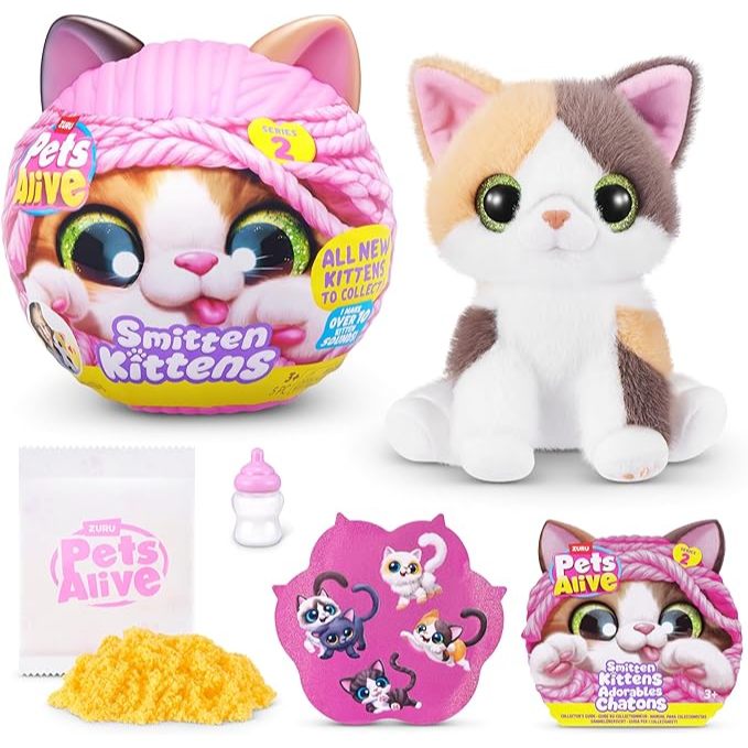 Candide, Pets Alive, Gato de Pelúcia Smitten Kittens Serie 2