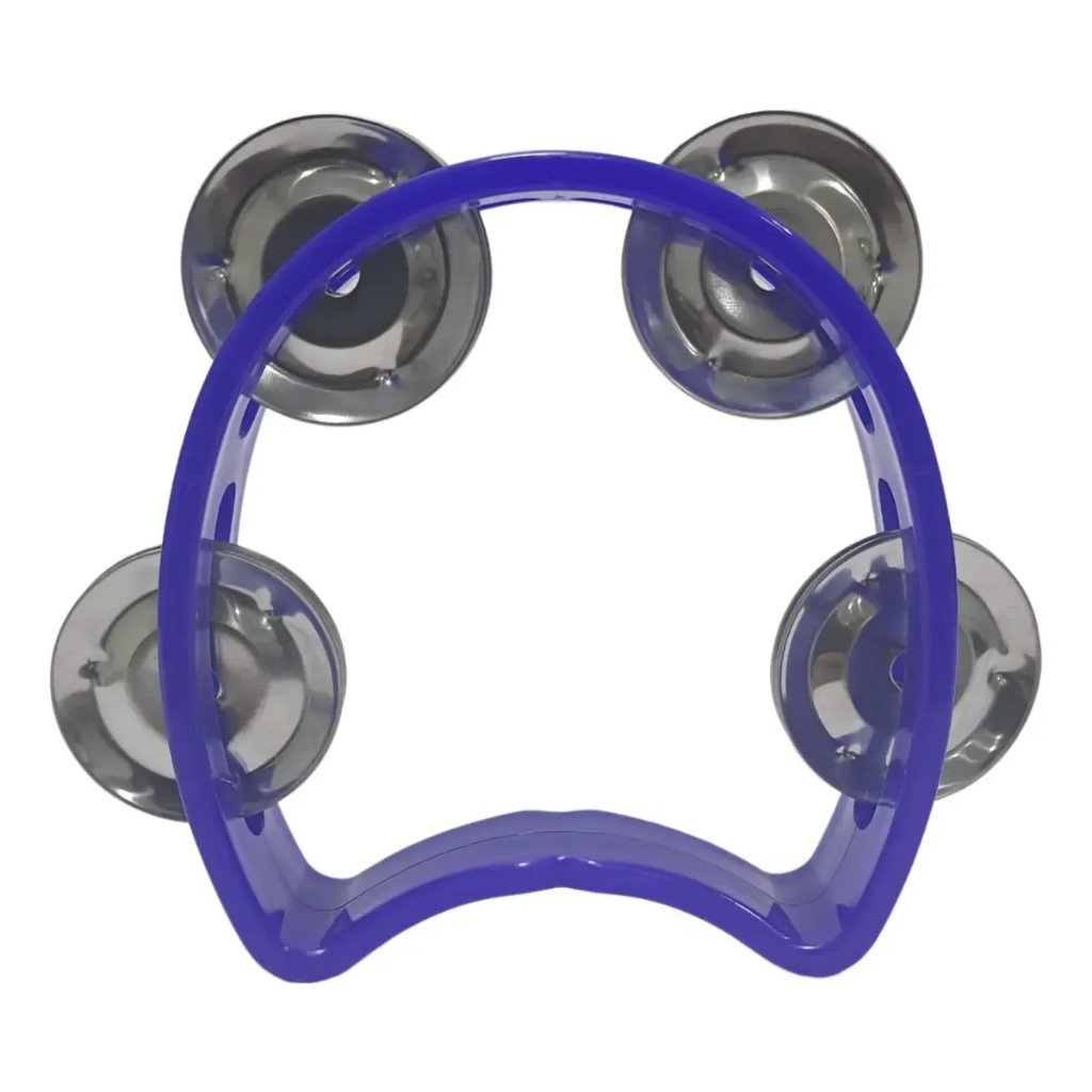 Pandeiro Meia Lua Infantil 10 cm Colorido Quasar Kids QPHM Instrumento Musical