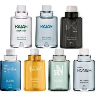 Kit com 3 refil desodorantes masculino natura