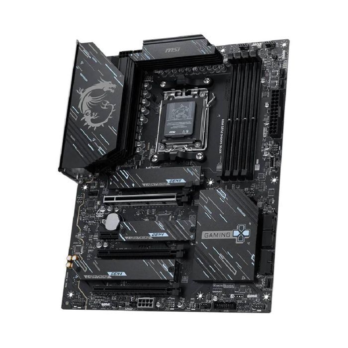 Placa Mãe MSI X870E GAMING PLUS WIFI AM5 4xDDR5 Chipset AMD X870E ATX — imagem 2 de 2