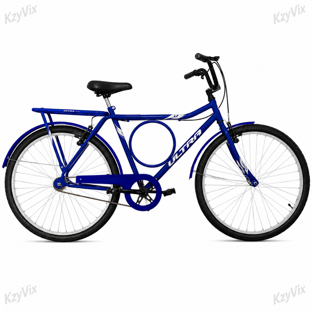Bicicleta Aro 26 Ultra Bikes Stronger Retro Monark Sem Marchas Adulta Masculino Feminina Bagageiro
