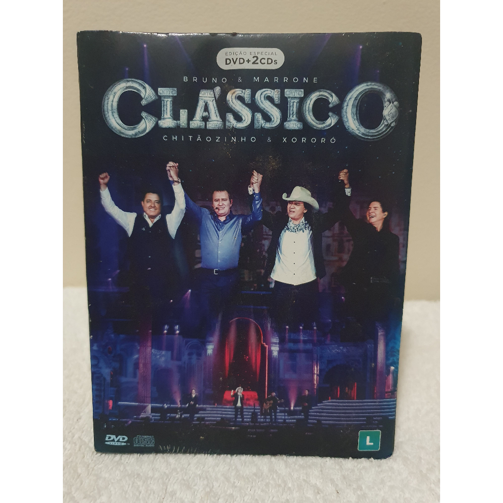 DVD + 2 CDs - Clássico Bruno e Marrone, Chitãozinho e Xororó