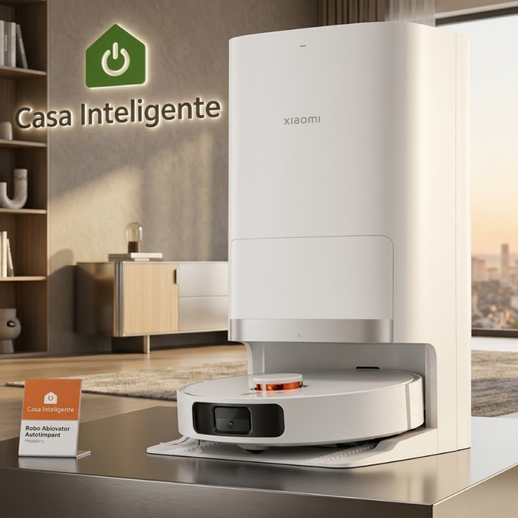Robô Aspirador H50 Mop Giratório  Lavagem Automática | Estação Autolimpante + Sucção Potente 10000Pa