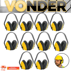 10 Abafadores De Ruido Protetor Auricular Tipo Concha 10DB Epi Vonder Resistente Profissional Premium