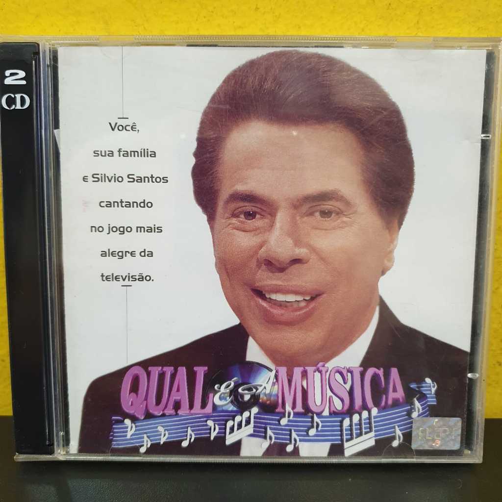 CD Interativo Silvio Santos  Videokê - Qual é a Música? Jogo Mais Alegre da Televisão - SBT & TECTOY