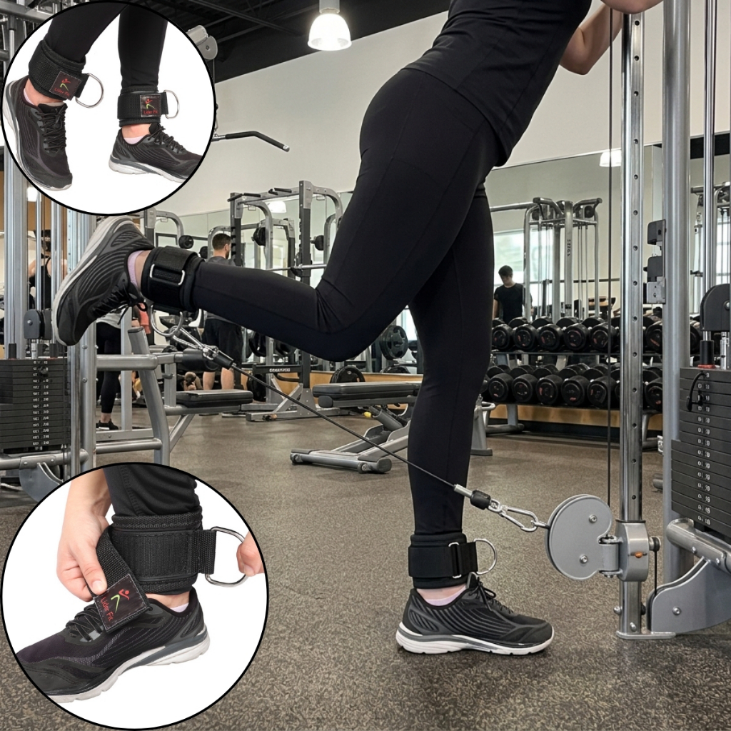 Par De Puxador Caneleira Cross Over Para Malhar Glúteo Academia Musculação