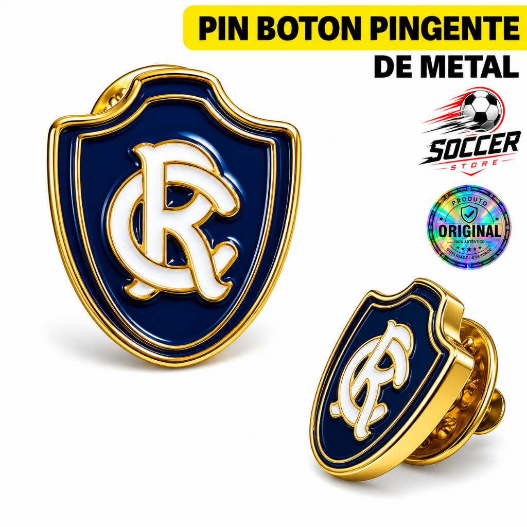 Boton Pin Broche Botton Pingente Clube Remo Oficial Original Time Futebol Torcedor Presente