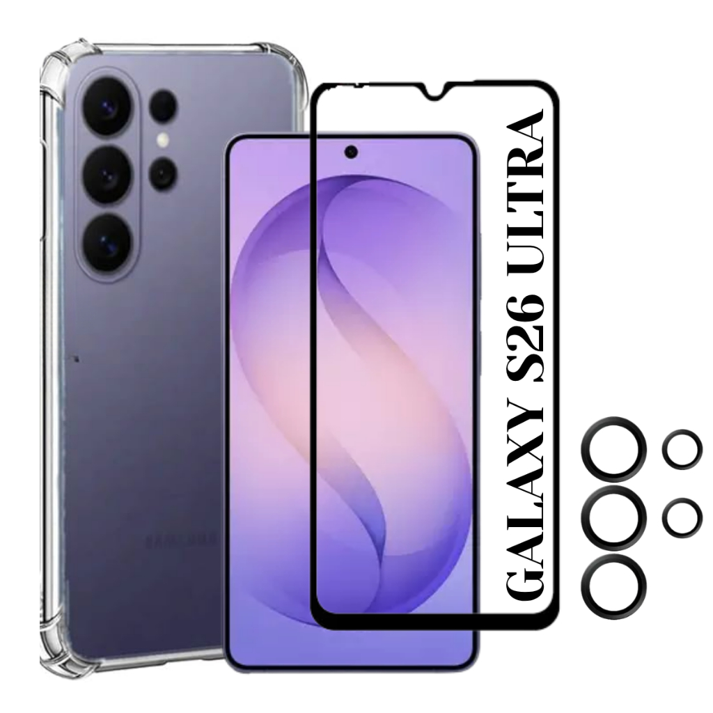 Película PREMIUM Cerâmica Para Galaxy S26 ULTRA - Câmera - Capinha Anto Impacto