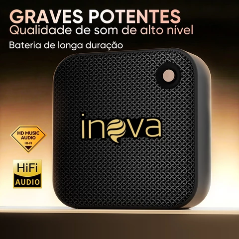 INOVA caixa de som bluetooth portátil alto falante bluetooth rádio alto falante à prova d'água