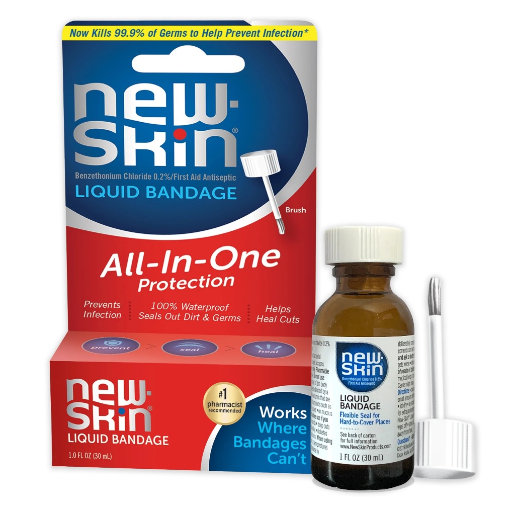 NEW SKIN - BANDAID LIQUIDO A PROVA D'AGUA E FLEXIVEL