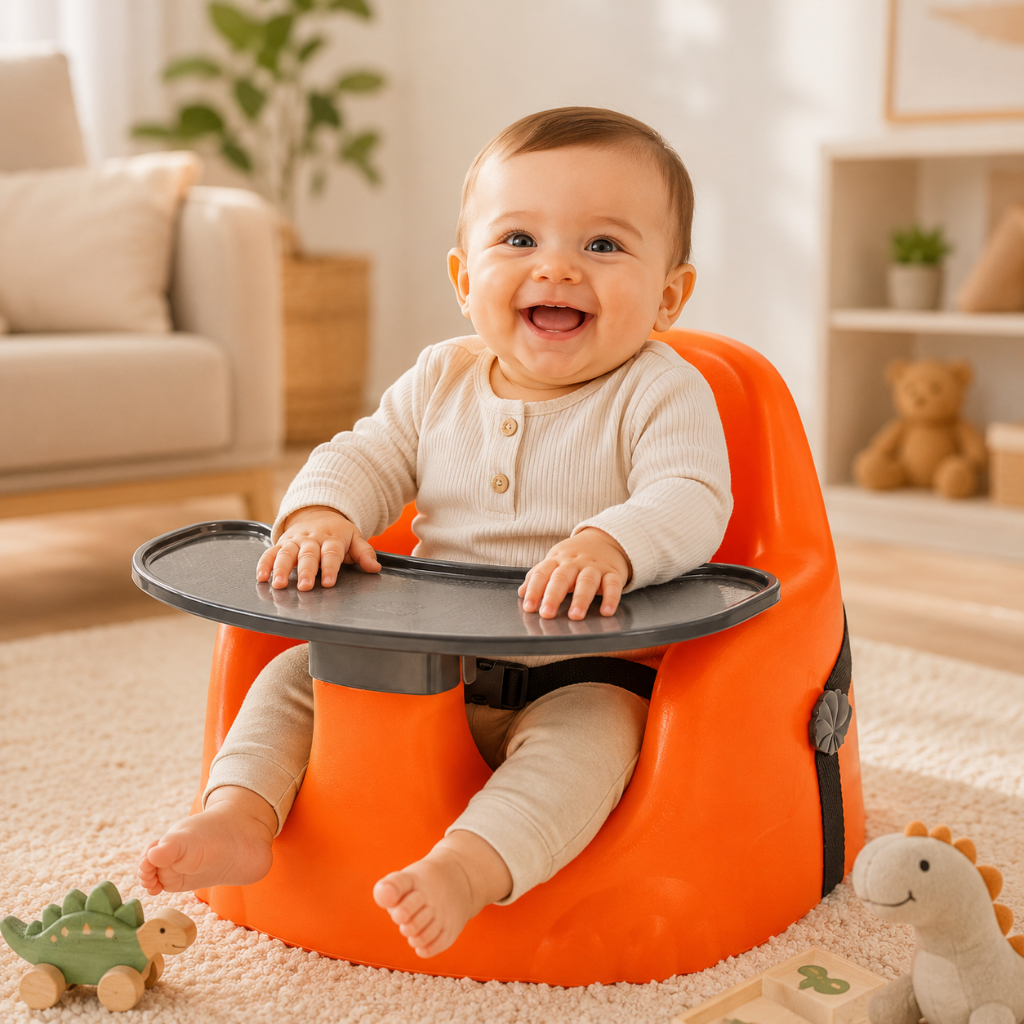 Assento para Alimentação de Chão para Bebê Sauro Tutti Baby cadeira portatil