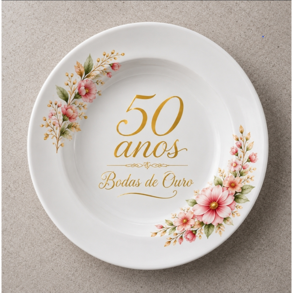 Prato Personalizado | Decoração | Presentiar | Presente dia das Mães | Aniversário | Presente Criativo