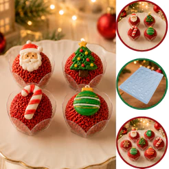 1~10 FORMAS BWB APLIQUES NATALINOS SIMPLES 10549 (BWB NATAL 2025)(CHOCO)