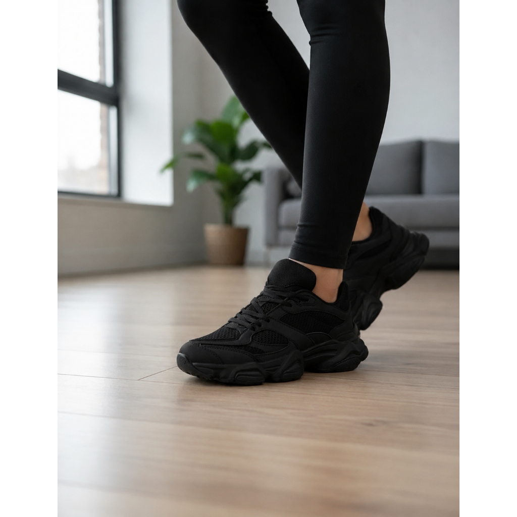 Tenis masculino e feminino branco e black 38 ao 43 Moda Academia