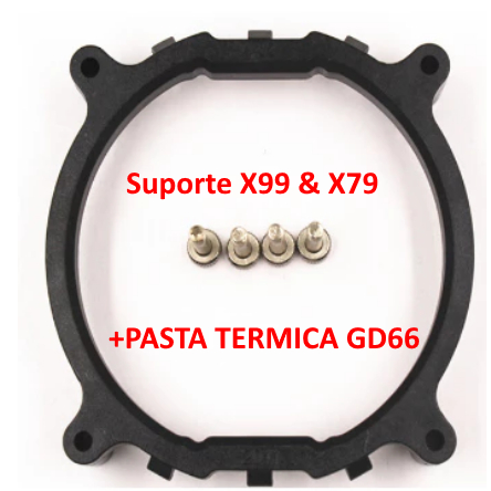 Suporte Para Cooler Intel Socket Lga 2011 Para X79 X99 X299 + pasta termica gd66