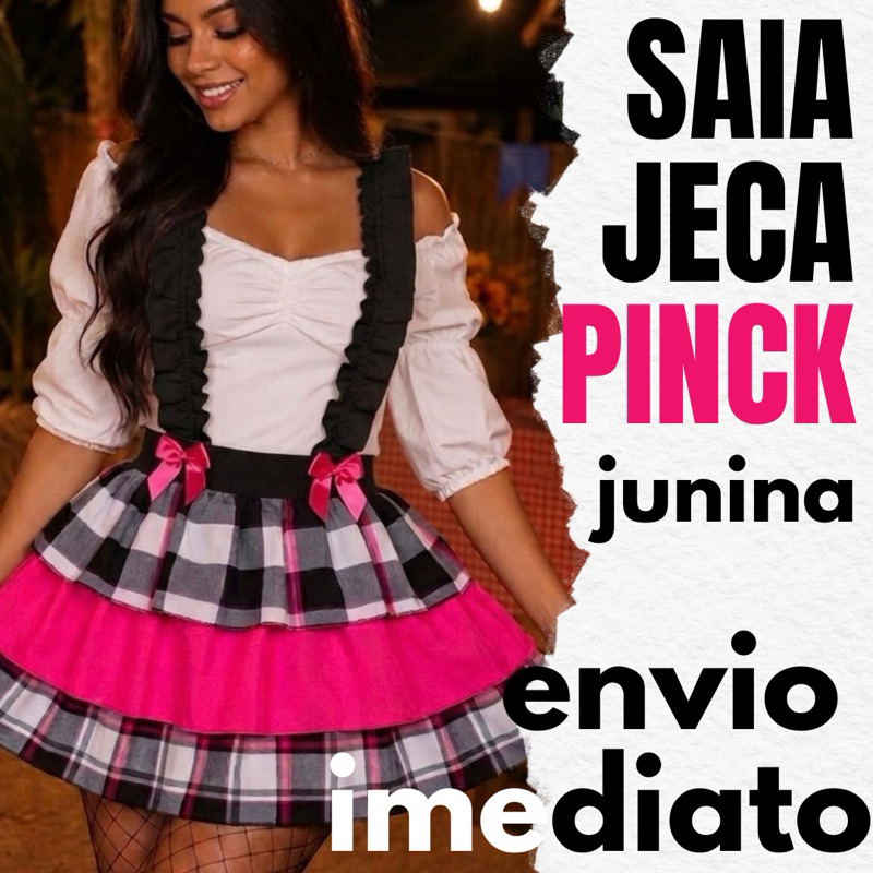 saia Festa junina quadrilha ADULTO