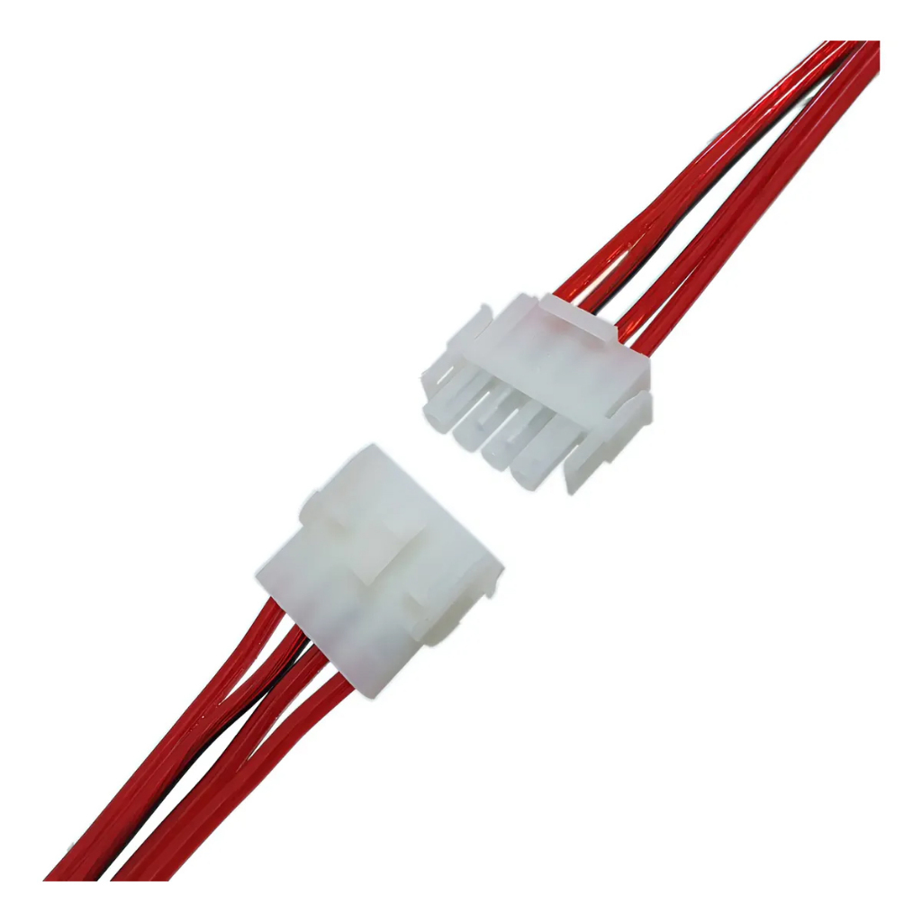Chicote Conector 4 Vias P Ligação Módulo Som Caixa Removivel