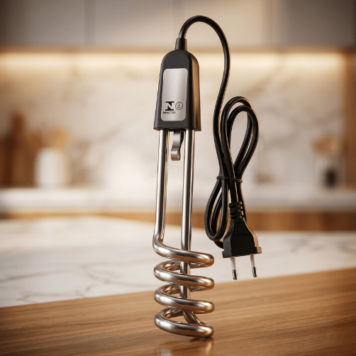 Ebulidor Eletrico Portatil 500W Aquecedor Rápido para Agua Eletrônico Rabo Quente Mergulhão
