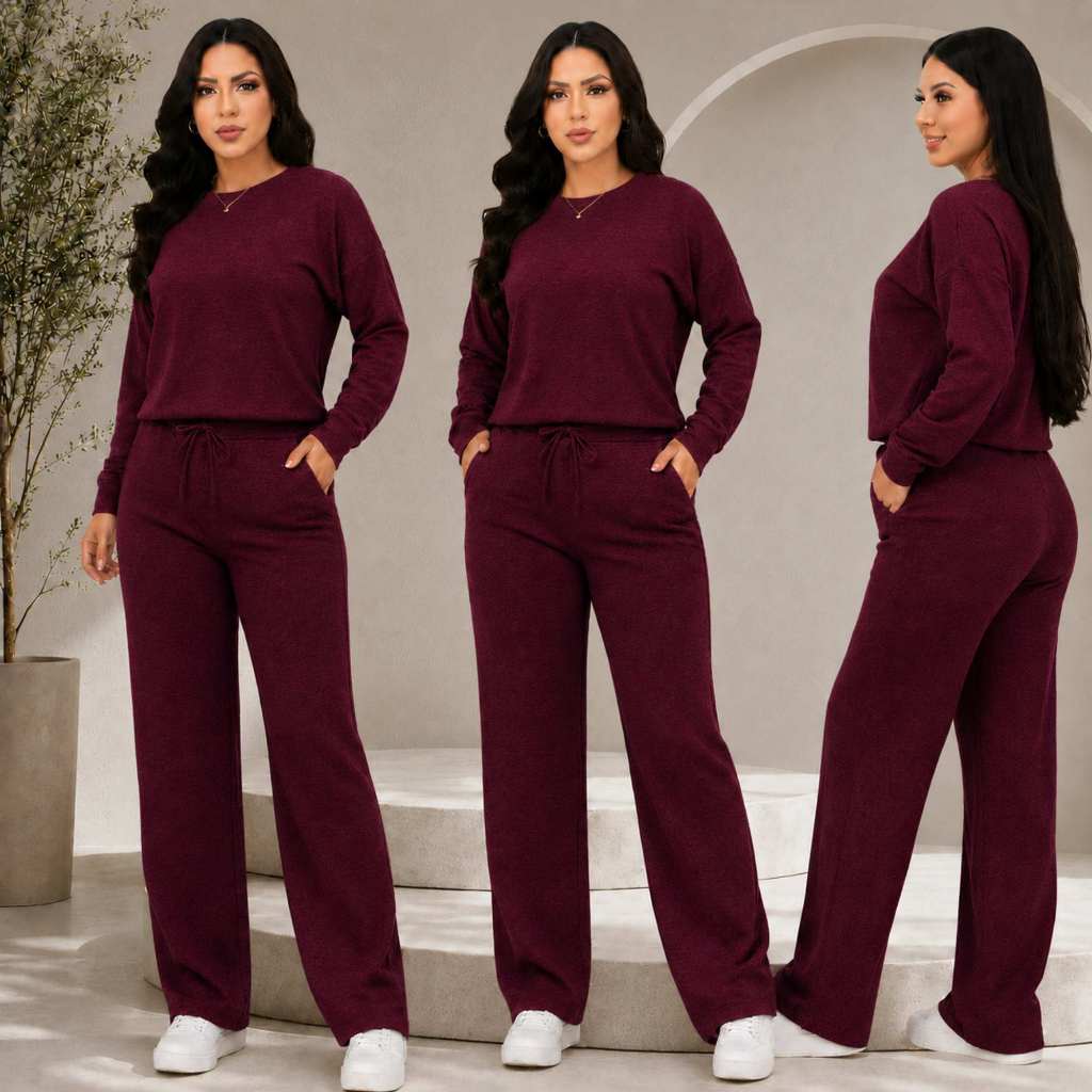 CONJUNTO FEMENINO LANZINHA RIBI BLUSA E PANTALONA — imagem 2 de 2