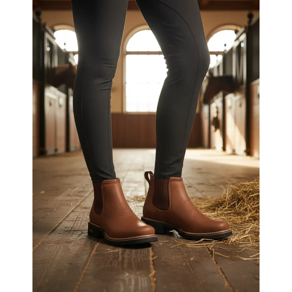 Botina Zebu Mustang Terra Bota Cowboy Para Pecuária Corte Leite E Trabalho Rural