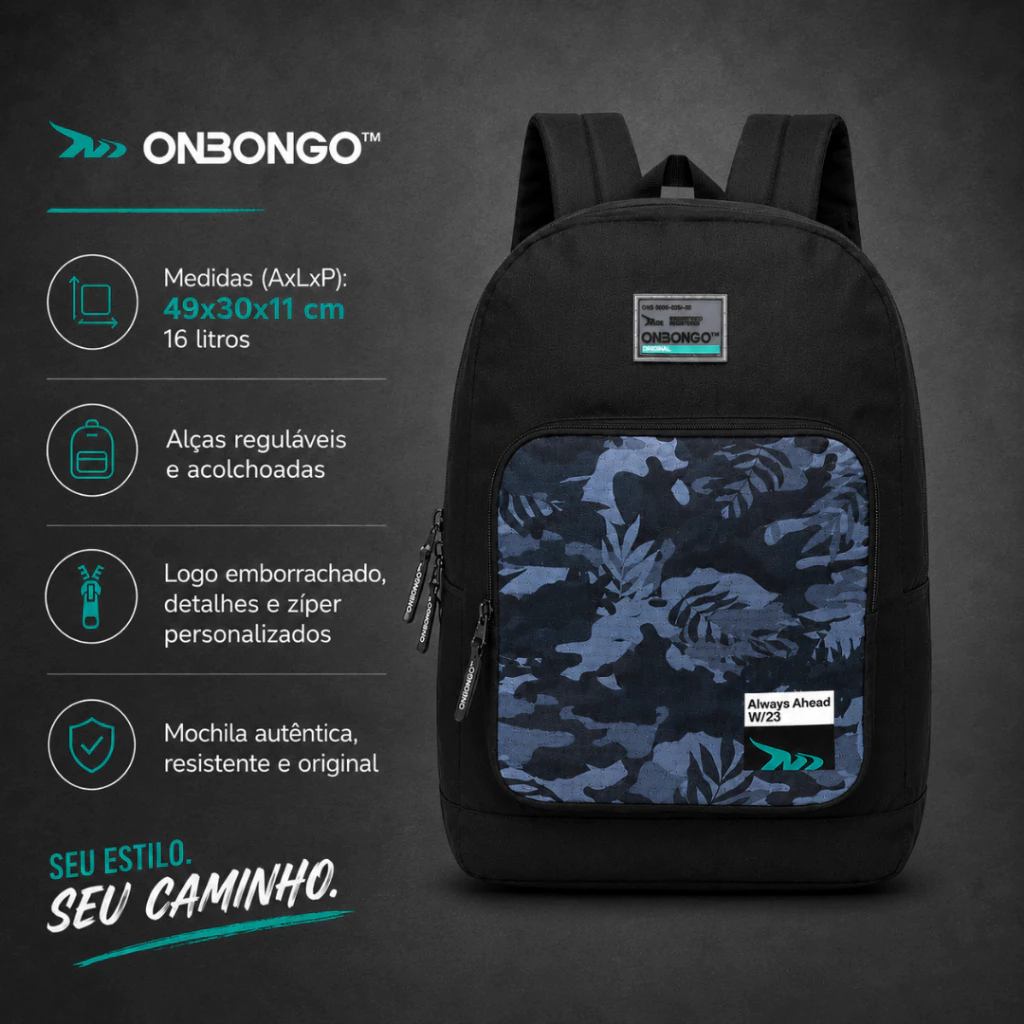 Mochila Bolsa Faculdade Trabalho Notebook Reforçada