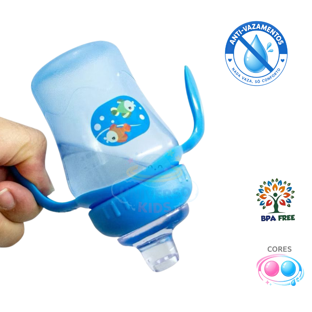 Copo Para Bebê Bico Silicone Anti-Vazamento