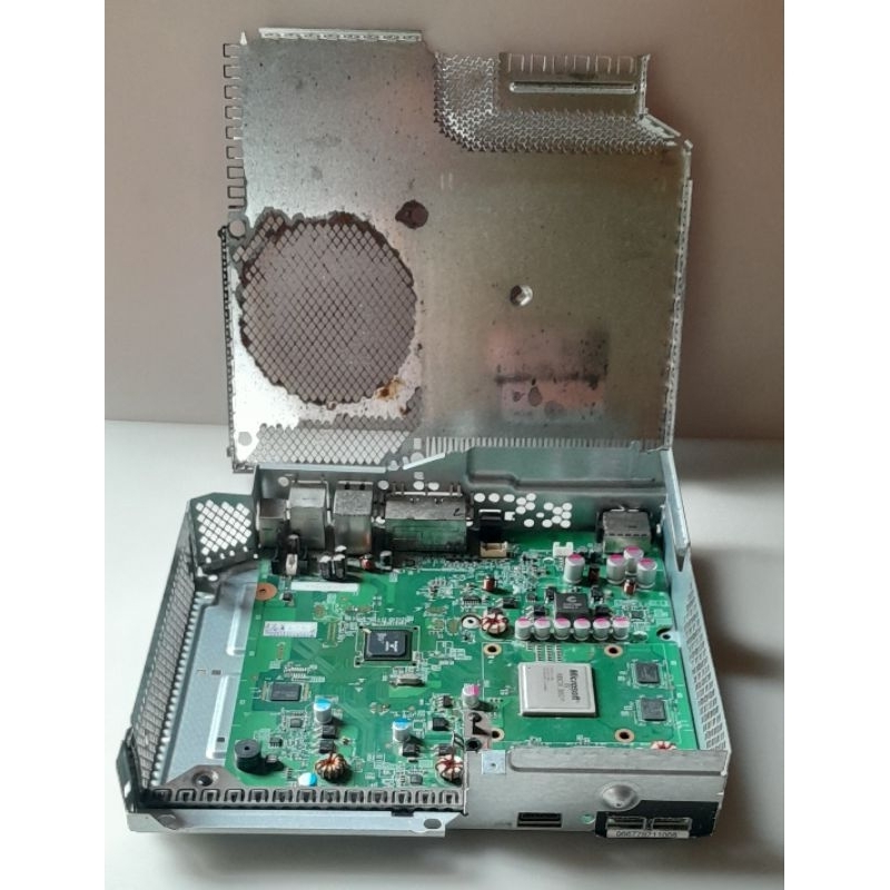 placa mãe xbox 360 slim Defeito luz vermelha