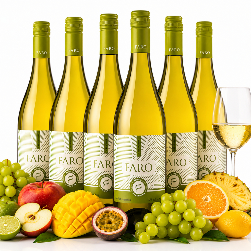 Vinho Branco Seco Argentino Faro Chardonnay 750ml