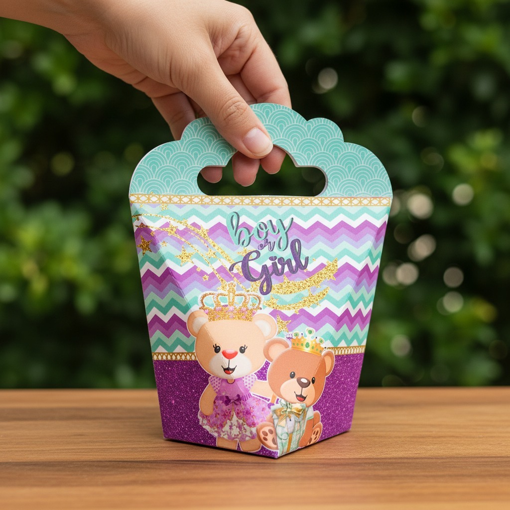 Kit Caixa  Love personalizada-Chá Revelação ursinhos-verde e l-Pegue e Monte de Festa-lembrancinhas