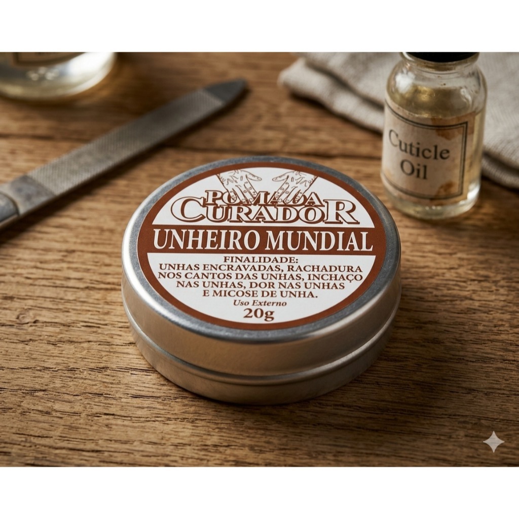 12 Unidades - Pomada Curador Unheira Mundial - 20g