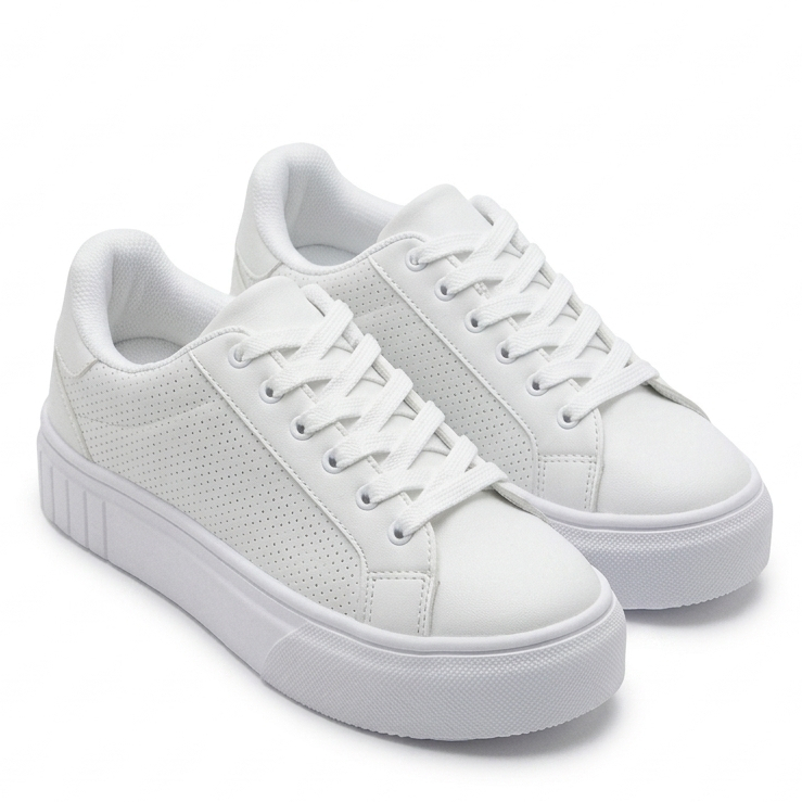 Tênis Feminino Casual Flatform Lançamento Tendência Estiloso Urbano Confort Slip On Sapato Barato