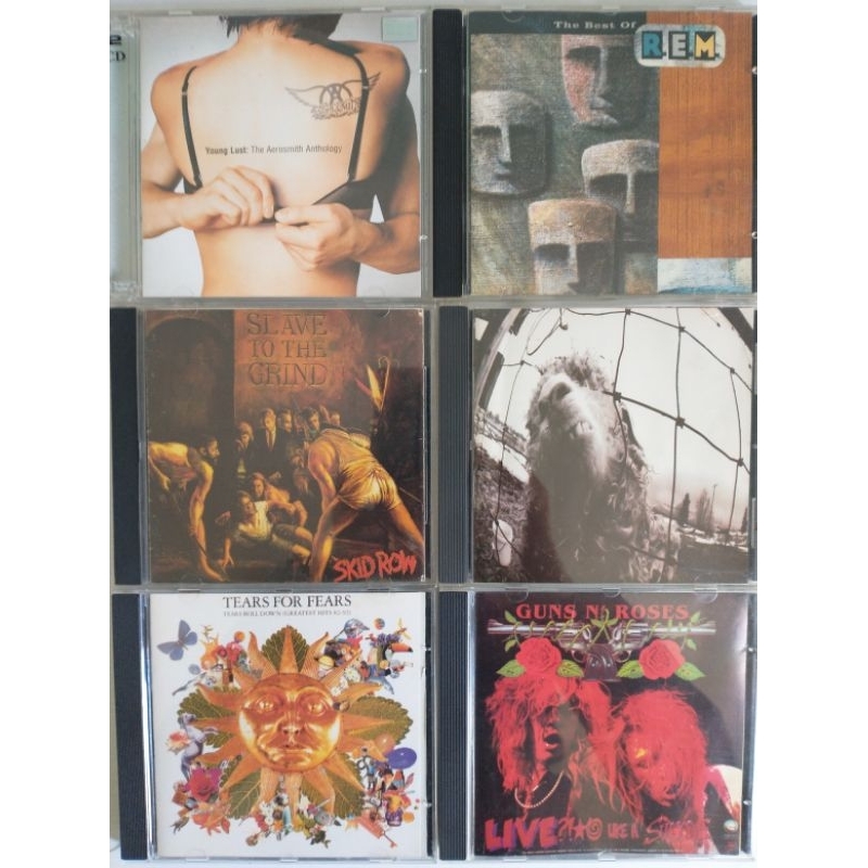 Cds Internacionais | Pop - Rock - New Age | Guns, U2, Pearl Jam, Aerosmith, REM| Usados - Testados - Funcionando