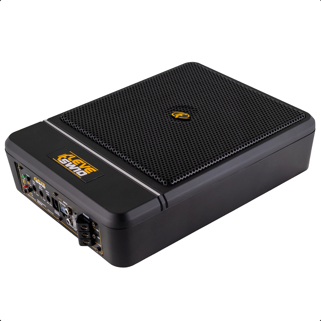 Caixa Amplificada 10 polegadas Sub Eros Slim ELSW10 Eleve - 200W RMS - 3 Ohms