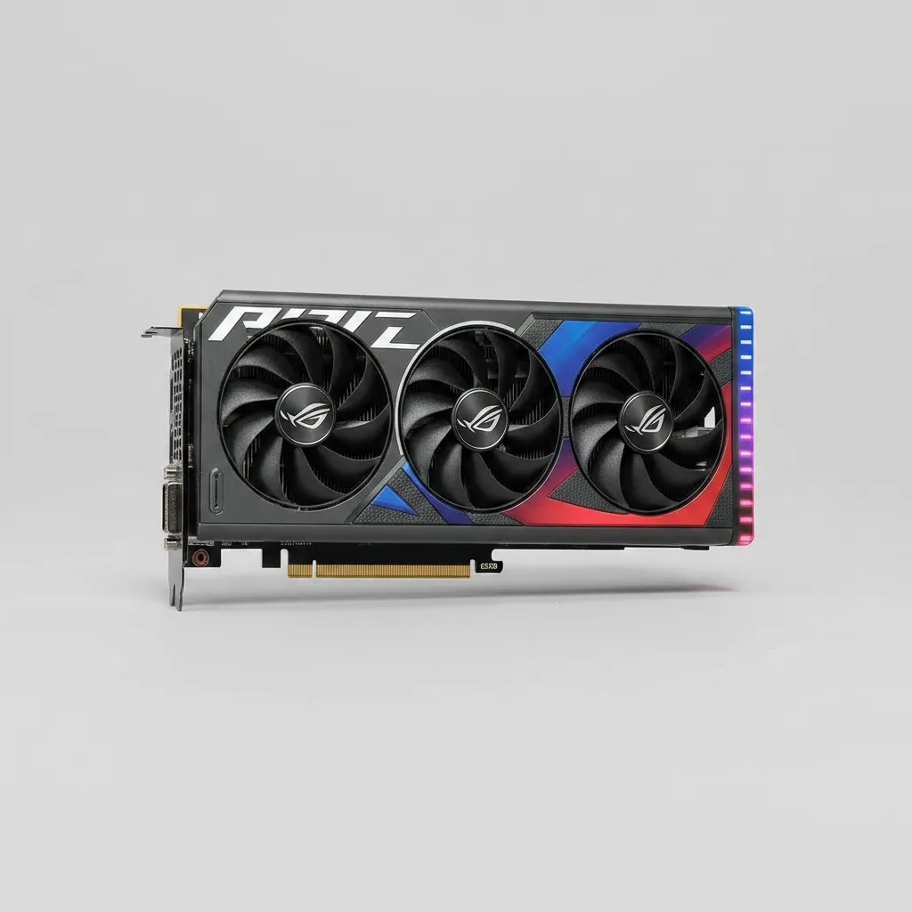 Placa de Vídeo ASUS ROG Strix GeForce RTX 4060 Ti OC 8GB GDDR6 Triple Fan Edição Limitada