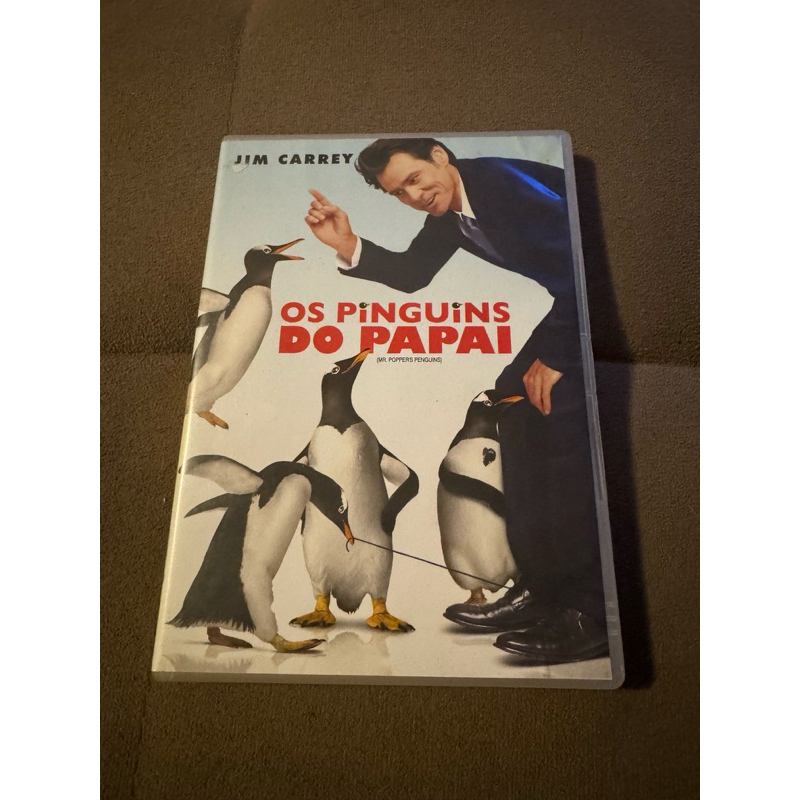 Dvd Os Pinguins do Papai, com Jim Carrey