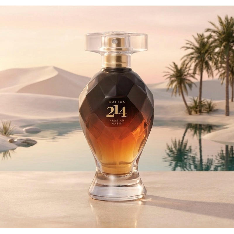 O Boticário Botica 214 LANÇAMENTO Arabian Oasis. African, Golden, Peonia, Fiji, Sevilla, Verano, Peonia