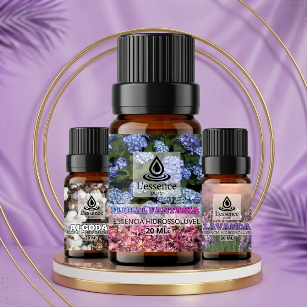 Mais Vendido Kit COM 3 Essências Sortidas Para Umidificador/Difusor | 20ml | Ambiente Perfumado